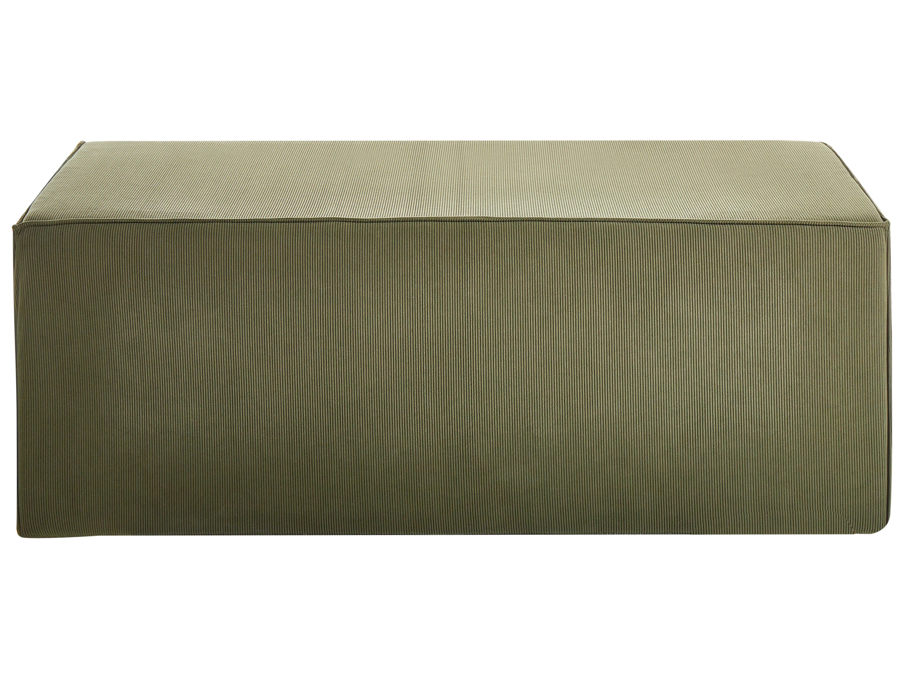  Pouffe VINITA Corduroy Dark Green