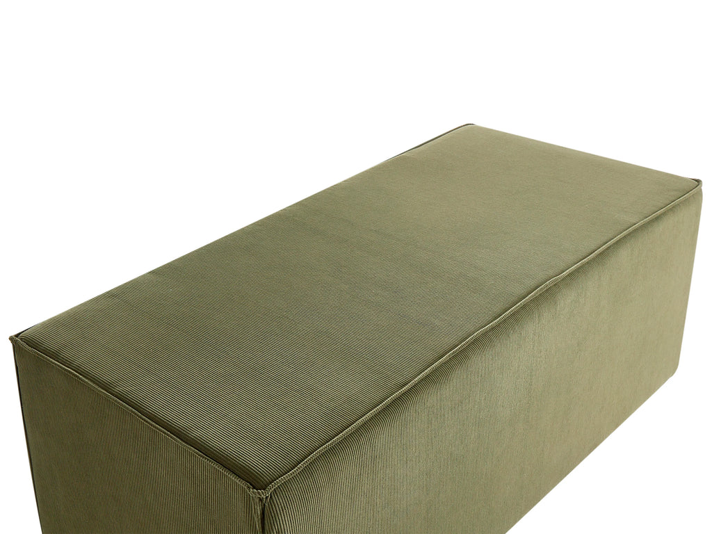  Pouffe VINITA Corduroy Dark Green