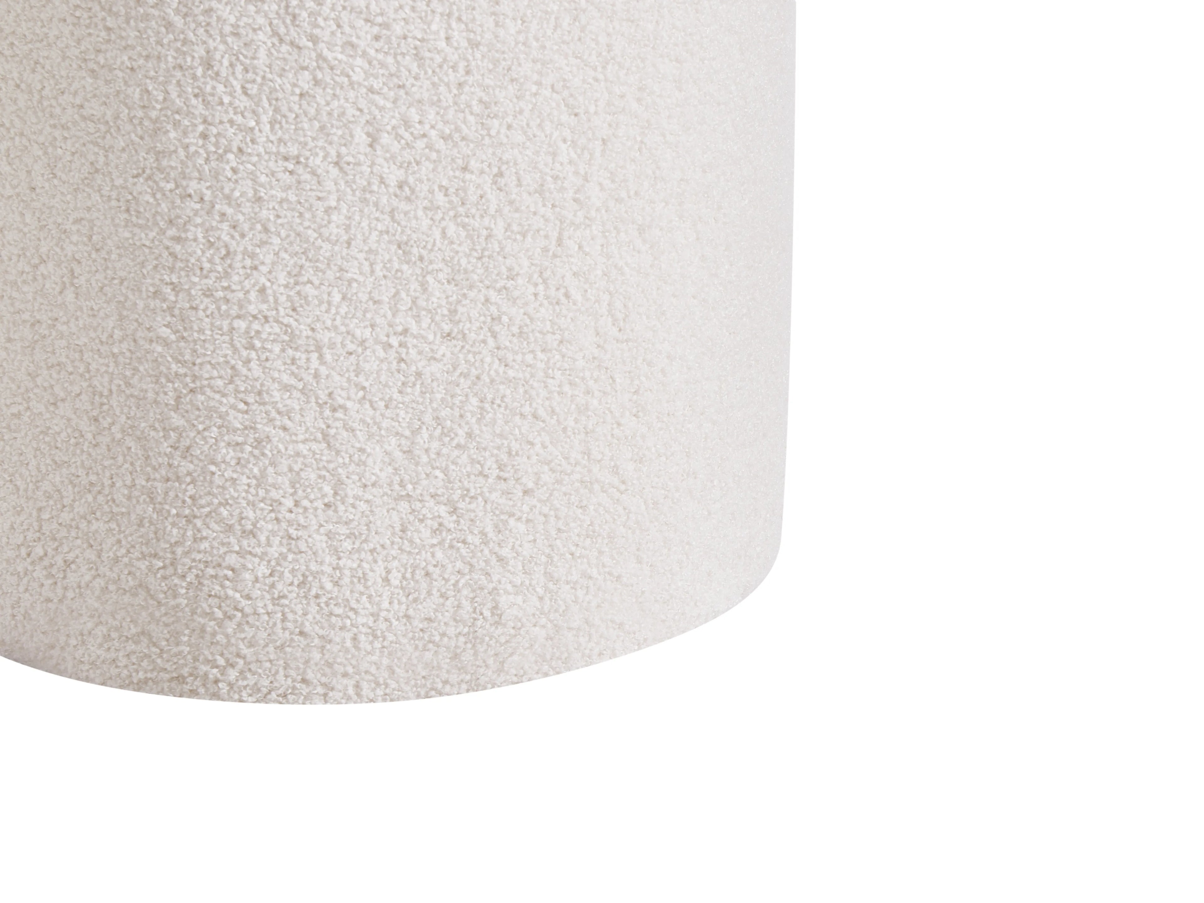  Set Of 2 Storage Pouffes BEREA Boucle Off-White