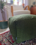  Pouffe MUKKI Cotton Dark Green