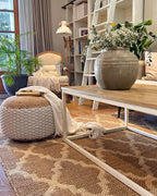  Pouffe AIZA Cotton White