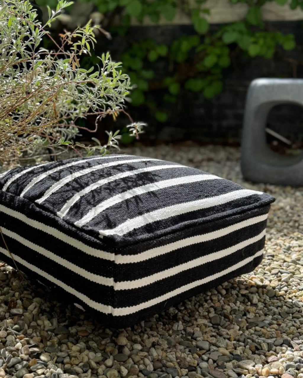  Pouffe SETTAT Cotton Black
