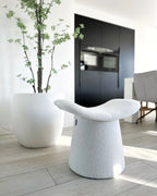  Pouffe Tufted RIDDLE Boucle Off-White