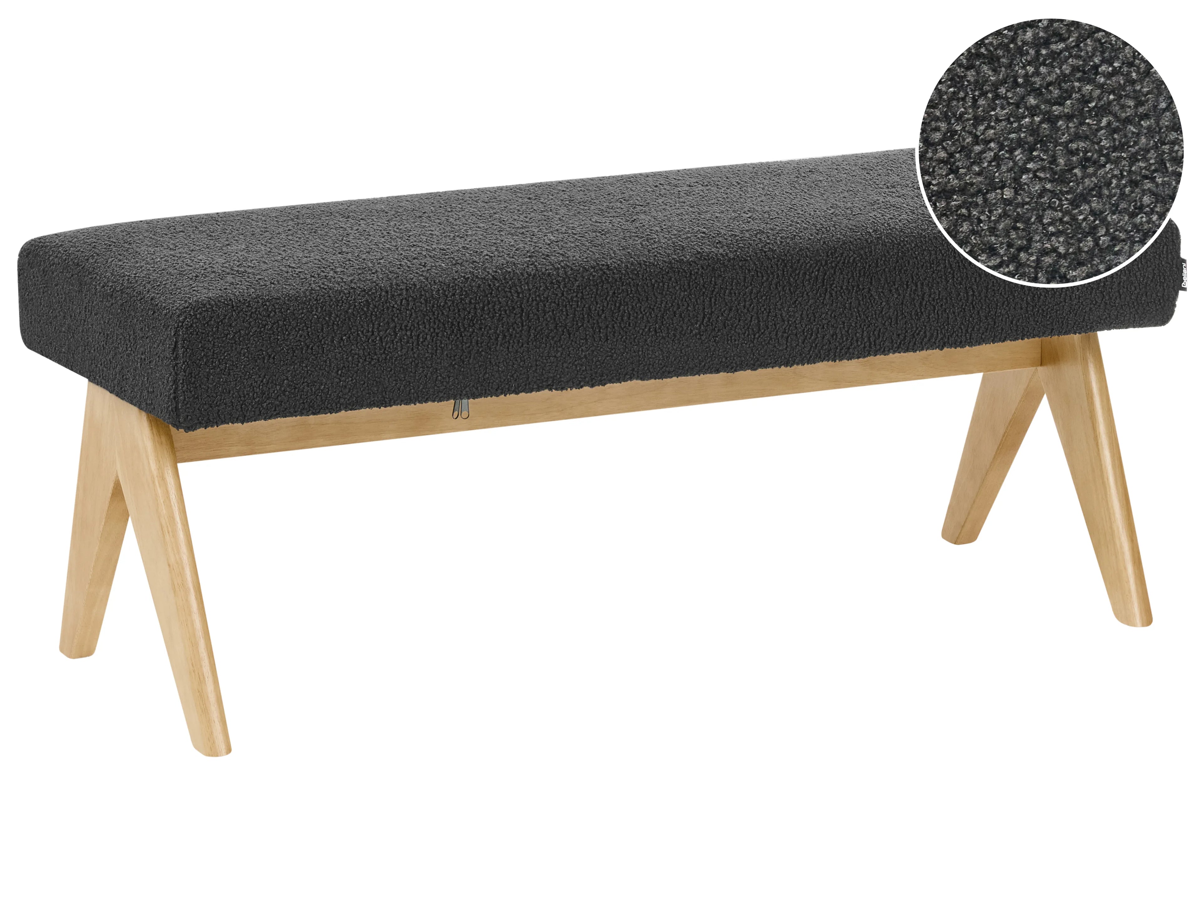  Bench TAMRE Boucle Black/ Light Brown