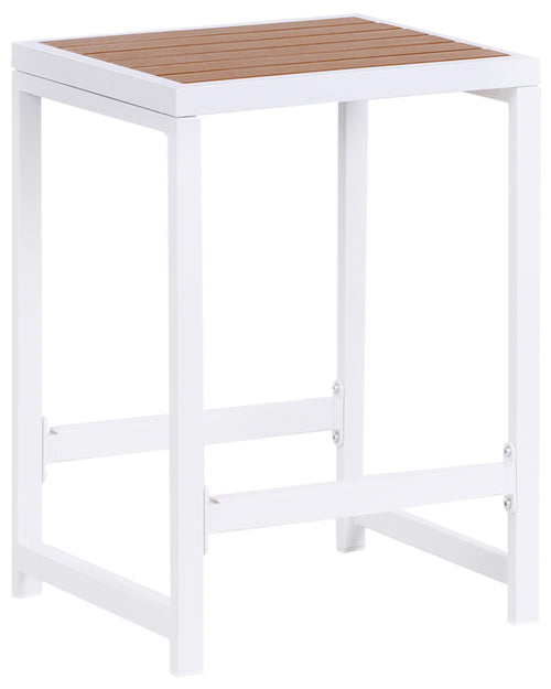  Garden Chair AVETRANA Metal Brown/ White
