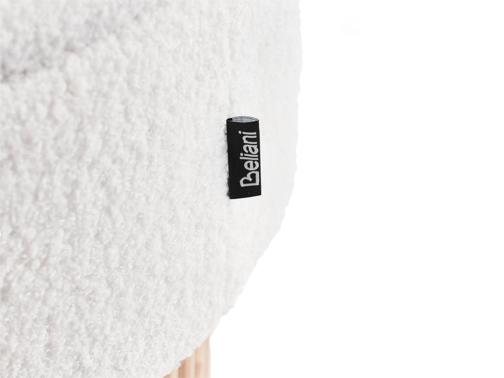  Storage Pouffe RICHEY Boucle Off-White