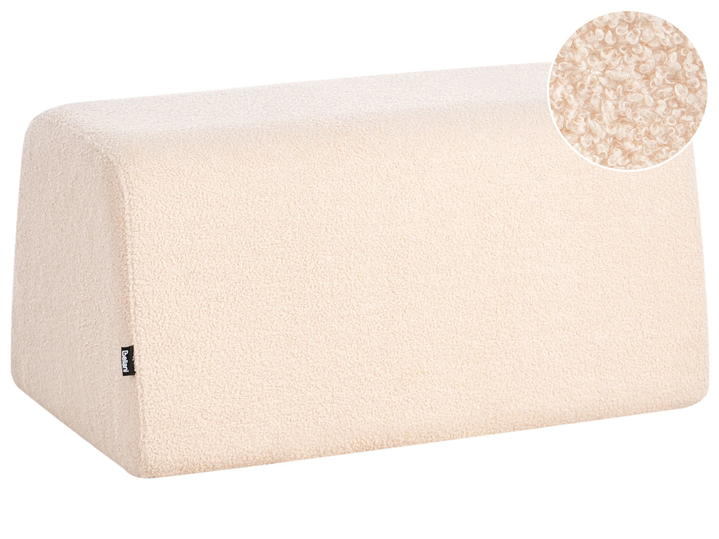  Pouffe SINCLAIR Boucle Beige