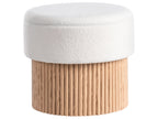  Storage Pouffe RICHEY Boucle Off-White