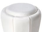  Pouffe IRVING Velvet White