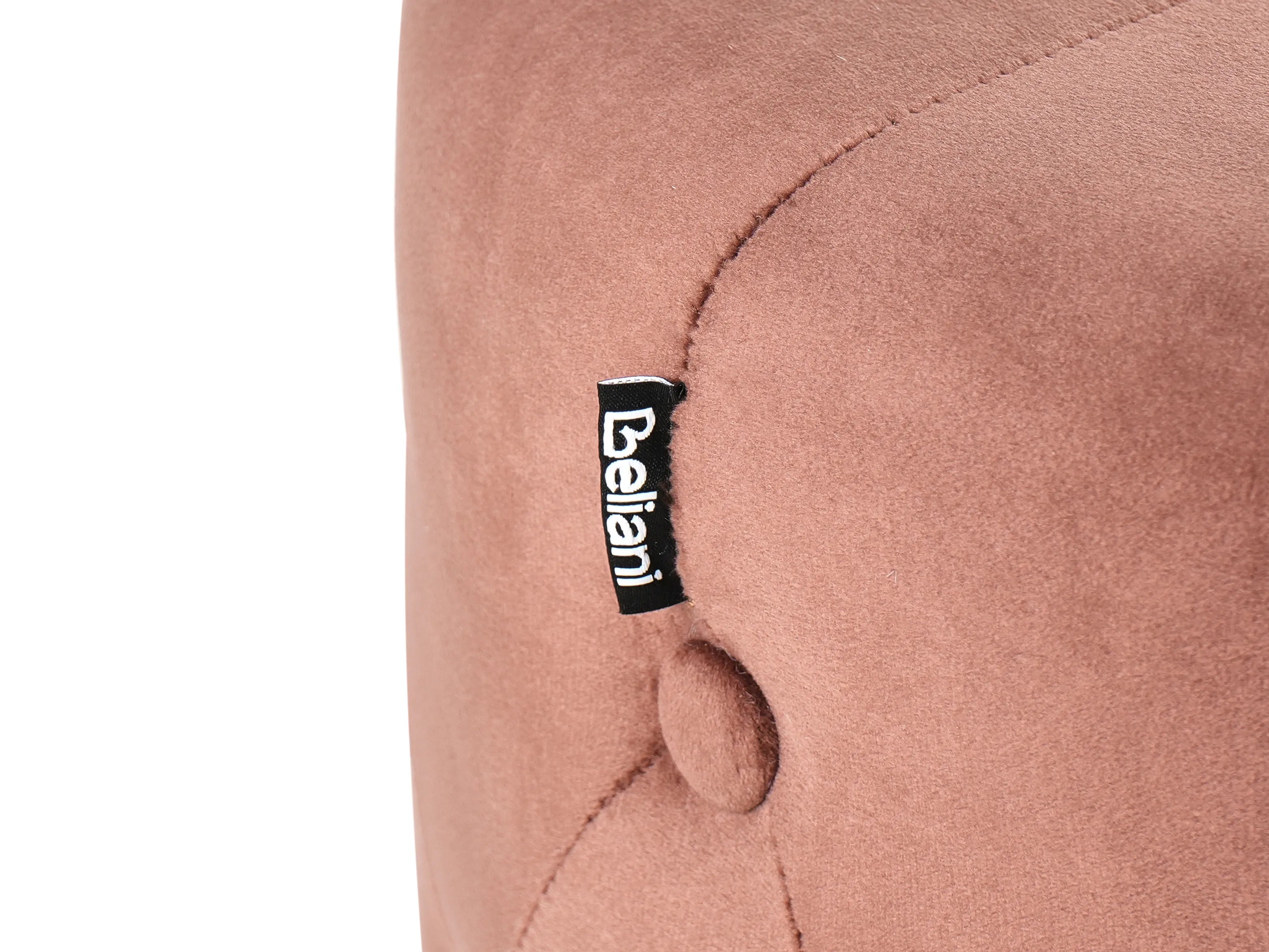  Pouffe CARROLLTON Velvet Brown